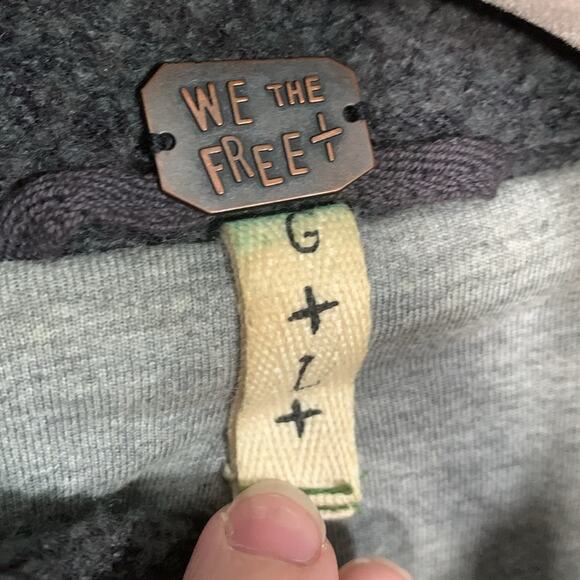 Free People We the Free Military Style Jacket Gray Size L - Picture 3 of 5